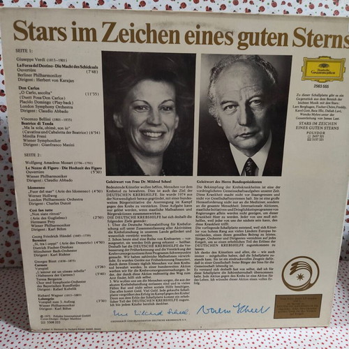 Stars Im Zeichen Eines Guten Sterns vinyl record, classical