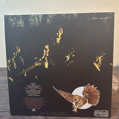 Barclay James Harvest Gone to Earth LP used, rock