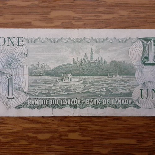 Canada 1 Dollar Banknote 1973, very fine