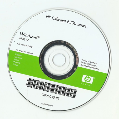 HP Officejet 6300 software CD for Windows