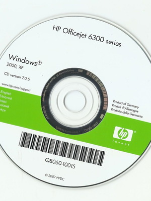 HP Officejet 6300 software CD for Windows