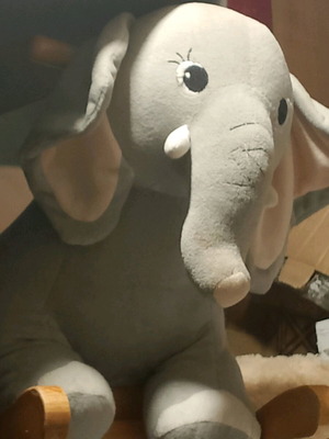 Rocking elephant baby toy like new