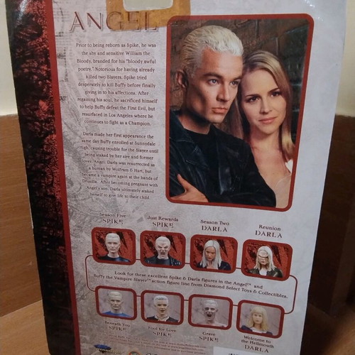 Buffy Moore Vampire Slayer 5' Angel Spike figure new