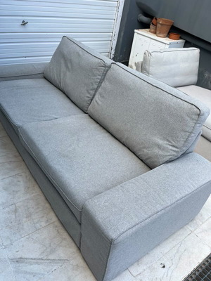 Ikea KIVIK three-seat sofa and chaise lounge