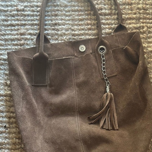 Slouchy Bag Vera Pelle shoulder brown, like new