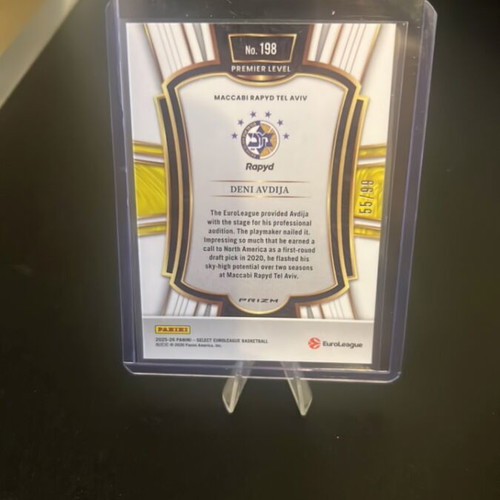 Deni Avdija Select Maccabi Tel Aviv Euroleague card new