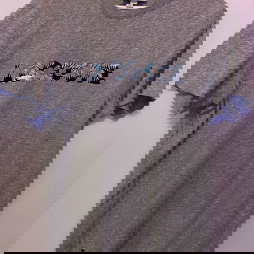 Къс ръкав Lacoste автентичен, размер S, сив, regular fit