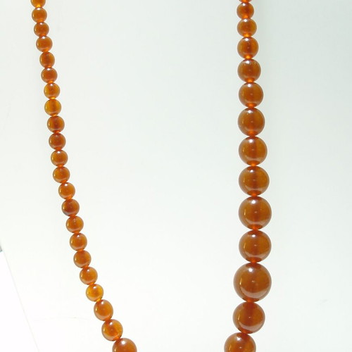 Russian amber necklace from natural Baltic amber like new