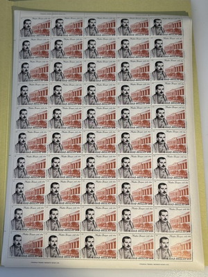 National Benefactors Greek Stamps full sheets, new