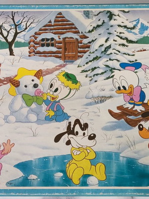 Baby Disney puzzle 60 pieces used, 1983, Clementoni