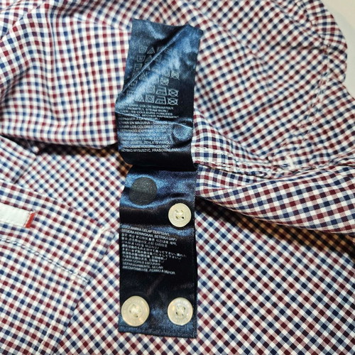 Hilfiger Denim men's checkered shirt size L like new