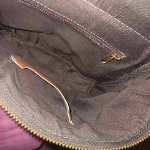 Backpack women's like new, dark brown color