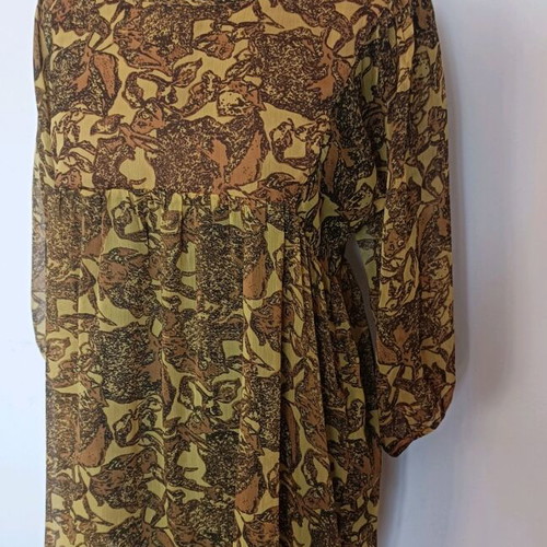 Vila dress with transparency and lining new, size M