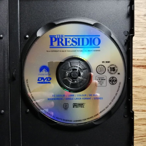 Presidio DVD used with Greek subtitles