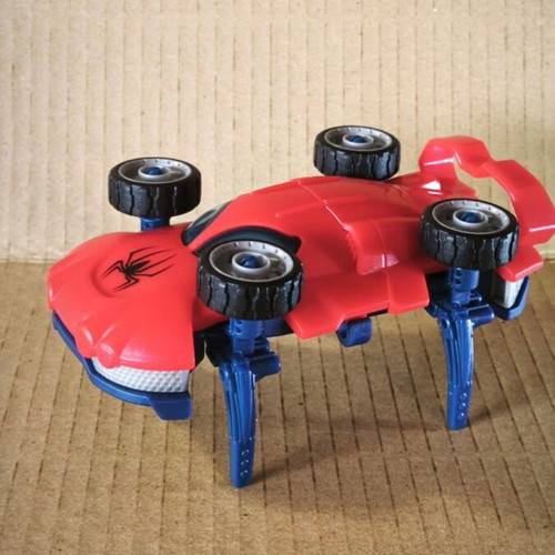 Spider-Man transforming toy car like new