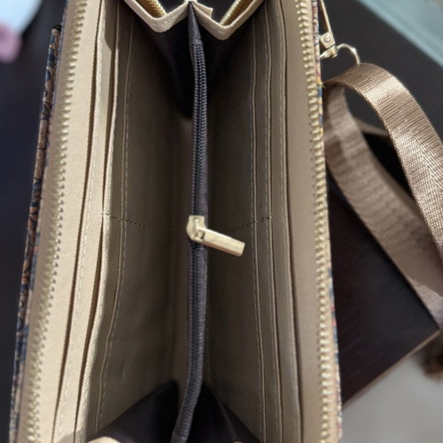 Women's crossbody bag-wallet with phone pocket new, boho ethnic design
