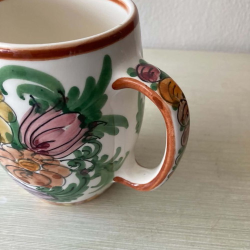 Handmade ceramic mug Skyros like new