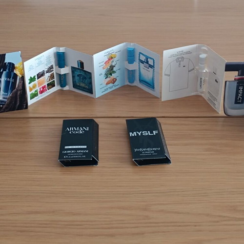 Men's Perfume Sample Pack with 7 Authentic Mini Eau de Parfums