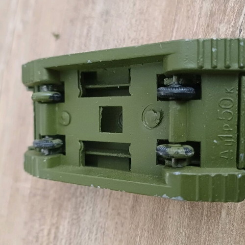 T 54 tank used, vintage Soviet metal toy