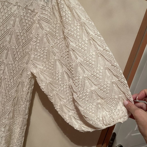 Zara dress new, beige, knitted with lining, cocktail style