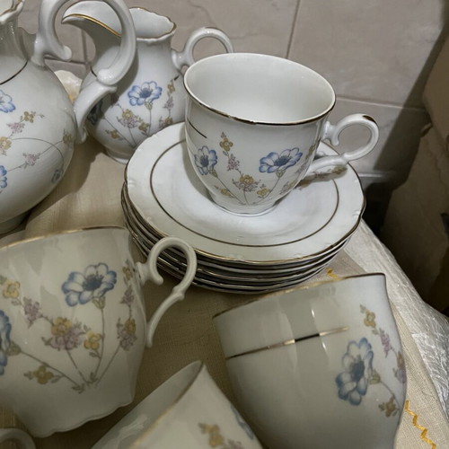 EPIAG D.F. tea set Czechoslovak porcelain like new