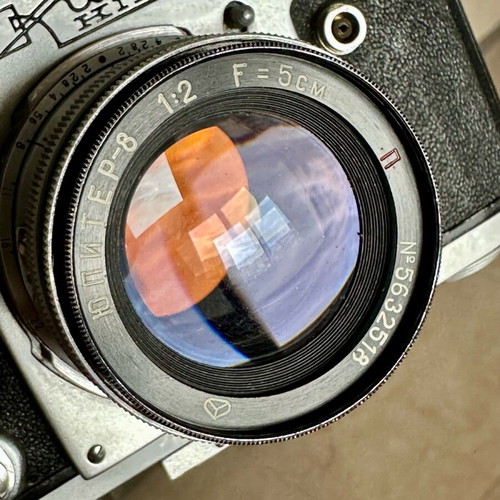 Kiev III with Arsenal Jupiter 8 lens used