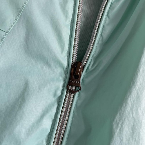 Staff jacket used, thin, turquoise, size S