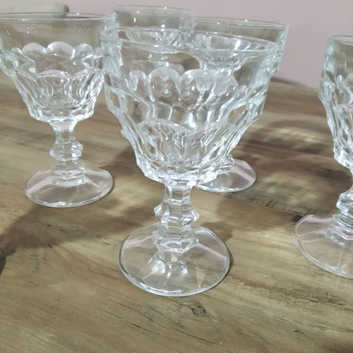 Vitrozax Italy wine glasses set of 6 used