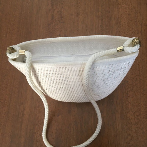 Women's shoulder bag used, synthetic straw