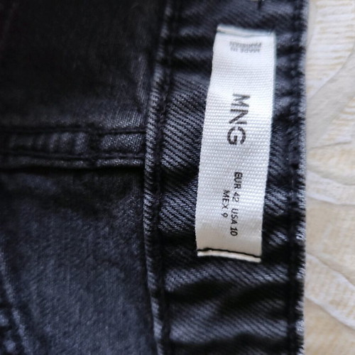 Mango black jeans new, size 42