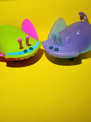 DreamWorks Trolls vehicles used, set of 2, Hasbro 2015