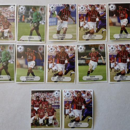 Milan 2005 football stickers collectible like new