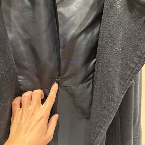 Zara light coat small navy blue used