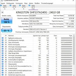 SSD δίσκος Kingston HyperX SHFS37A/240G Fury 240GB 2.5'' SATA3 σαν καινούργιο