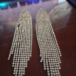 Earrings like new, silver stud