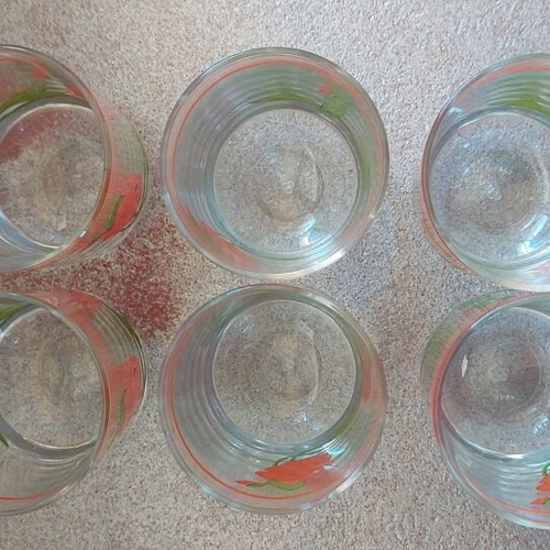 Wine glasses like new, set of 6 pieces