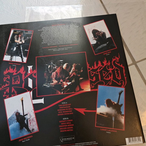 Possessed Seven Churches βινύλιο μεταχειρισμένο, LP, reissue, gatefold