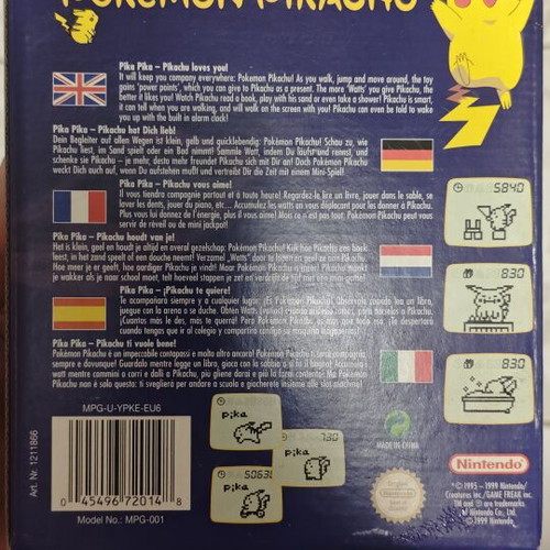 Pokémon Tamagotchi collectible new 1998