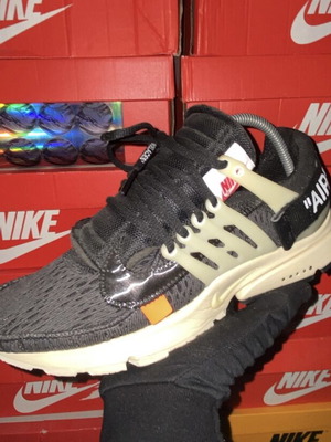 Nike Off White Presto Μαύρο και Άσπρο sneakers σαν καινούργια, μέγεθος 41