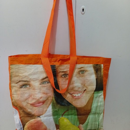 Large shopping bag with double handles