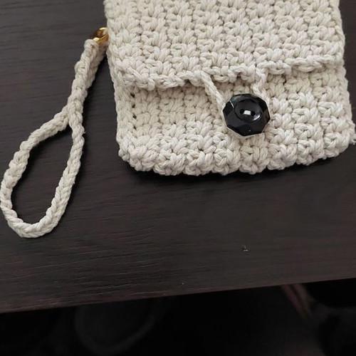 Handmade wallet new with wrist strap