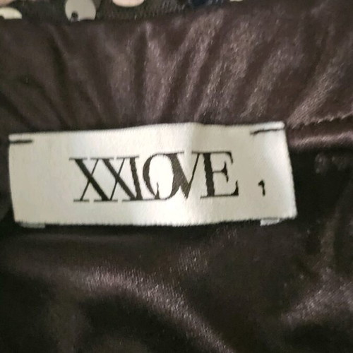XXLOVE φούστα μίνι με παγιέτες σαν καινούργια, γκρι και μπλε