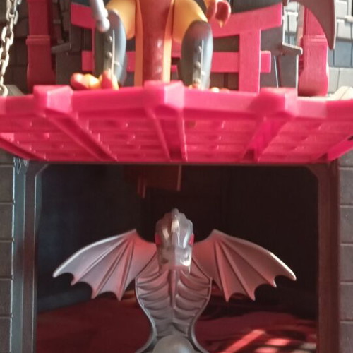 Playmobil Dragon Castle like new, ready assembled