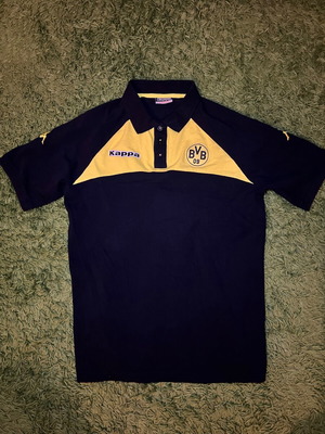 Retro BVB polo like new, size Medium, vintage Kappa