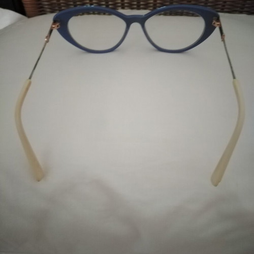 Just Cavalli women's cat eye glasses like new, blue frame