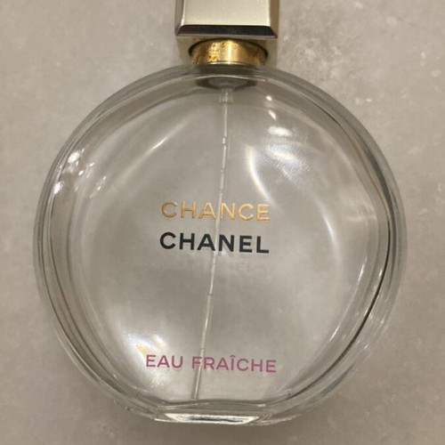Chance Chanel perfume bottle 50 ml used