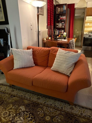 Two-seater and three-seater sofa like new