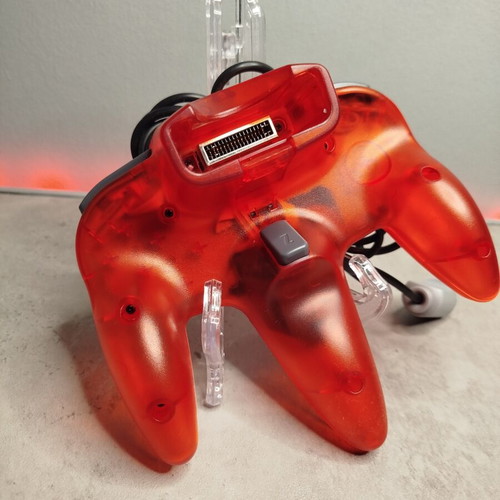 Controller for Nintendo 64 new, transparent red