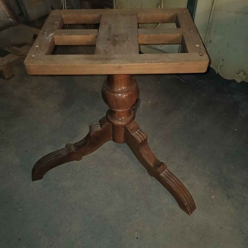 Wooden table base