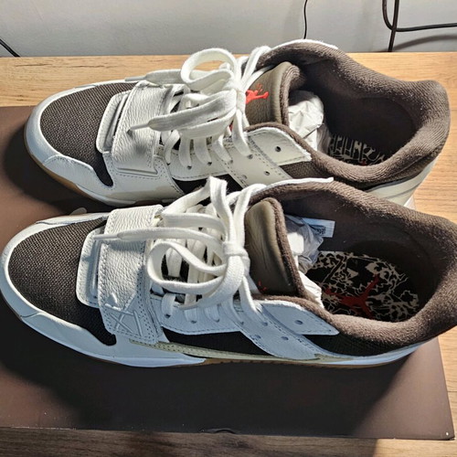 Jordan Jumpman Jack Travis Scott sneakers new, beige and brown